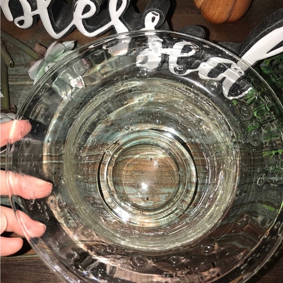 Southern Living at Home Decorative Tiny Bubbles Glass Bowl - Picture 2 of 2